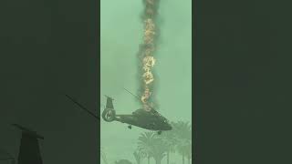 KA 50 Battle helicopter aircraft shot down by FIM 92F Advanced Stinger Missile 3 l ARMA3 #shorts