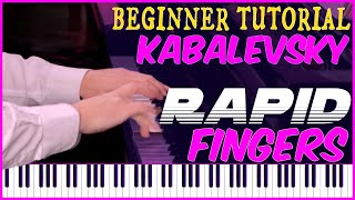 IMPROVE FINGER SPEED in Kabalevsky A-Minor Etude from Opus 27 (Free PDF)