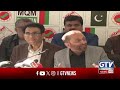 mqm leaders important press conference regarding muhajir culture day 24 dec 2024 gtv news