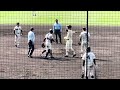 作新小川に打球が直撃すかさず神村のファーストコーチャーが！！【第96回選抜高校野球第5日第1試合　神村学園vs作新学院】 第96回選抜高校野球 大会第5日目 神村学園 作新学院 甲子園球場 ハイライト