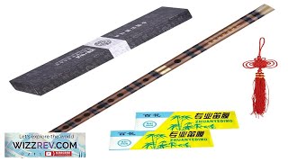 Hot Sale Bamboo Flute Dizi Professional Woodwind Musical Instrument Key of C Review