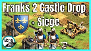 AOE2 Franks Double Castle Drop Into Siege Build Order - Arena build order