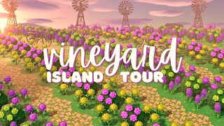 Stunning Vineyard Themed Island in ACNH | Island Tour