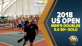 Lost Match - 2018 US Open Mens Doubles 5.0 - 50+ GOLD