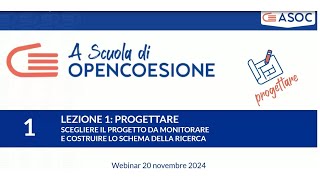 ASOC2425: Webinar Lezione 1 - Progettare