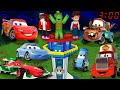 CARS McQueen and Mater vs Paw Patrol Security House in Minecraft Maizen JJ and Mikey