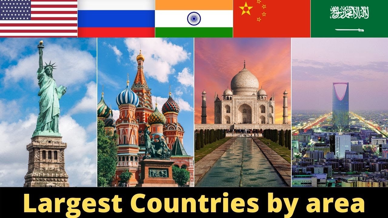 20 Largest Countries By Area In The World Biggest Countries