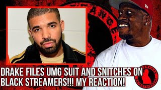 DRAKES ULTIMATE CRASH OUT 😱/ FILES SUIT🤯/ ONLY BLACK STREAMERS 🤦🏿‍♂️🤦🏿‍♂️ - MY REACTION - DRAKE -