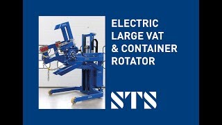 STS - Electric Large Vat/Container Rotator (STE07-VLT01) Industrial Bin Tipper Dumper