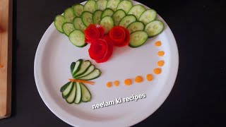 Beautiful and easy salad decorations ideas ||new decoration ideas by neelamkirecipes