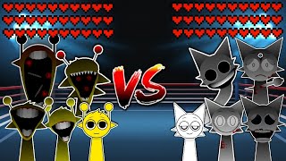 Simon Sprunki Monster Evolution vs Wenda Sprunki Monster Evolution! Meme battle