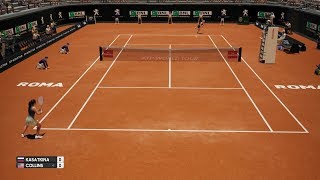 Daria Kasatkina vs Danielle Collins - AO International Tennis PS4 Gameplay
