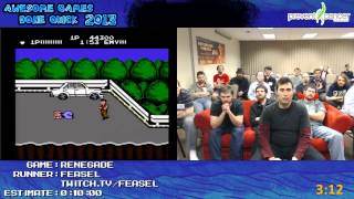 Renegade - SPEED RUN (07:12) [NES] *Live at Awful Games Done Quick 2013*