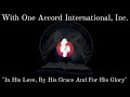 With One Accord International, Inc. Is On Youtube! Subscribe And Press The Bell To Be Notified!