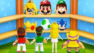 【マリオパーティ スーパースターズ】ミニゲームマリオvsピーチvsルイージvsワリオ(COM最強 たつじん)