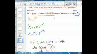 3 4 three consecutive even integers