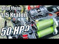 50+ HP DUAL MOTOR 1/5 KRATON 8S TEST! Colossus x2!