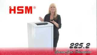 HSM 225.2cc Office Cross-Cut Shredder