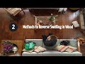 how to fix water damaged swollen wood furniture