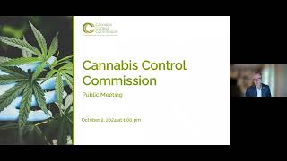 Cannabis Control Commission Public Meeting | October 02, 2024