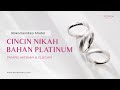 REKOMENDASI MODEL CINCIN NIKAH BAHAN PLATINUM 