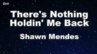 Theres Nothing Holdin Me Back - Shawn Mendes Karaoke 【with Guide Melody】 Instrumental