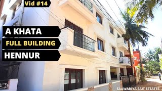 Rental Income property for sale◇housing market◇Hennur◇Real estate◇Bangalore property◇Prithvi Nivasi