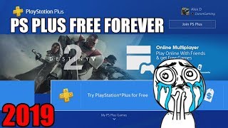 How To Get Free PS Plus Games Monthly Membership With Unlimited Free PS Plus Trial on PS4 2019