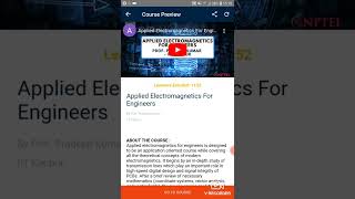💥WEEK 11💥🔥100%🔥APPLIED ELECTROMAGNETICS FOR ENGINEERS ASSIGNMENT SOLUTION💥💥