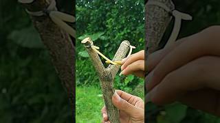 Unique simple slingshot #bamboo #slingshot #diy #craft #creative