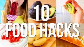 10 TRUCOS DE COMIDA QUE HARAN TU VIDA MAS FACIL | FOOD HACKS - Tutoriales Belen