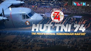 Dibikin "MELONGO" Nonton Atraksi di HUT TNI Ke-74