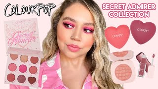 COLOURPOP VALENTINES COLLECTION 2022 | SECRET ADMIRER! SWATCHES, REVIEW + TUTORIAL