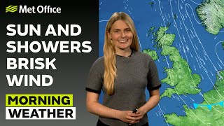 19/04/24 – Sunshine with some scattered showers – Morning Weather Forecast UK – Met Office Weather
