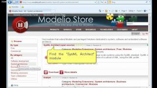 [Modelio] Getting SysML module