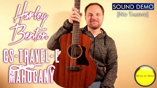 Sound Demo: HARLEY BENTON GS-TRAVEL-E MAHOGANY [No Talking]