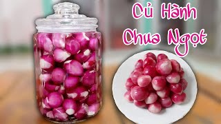 HÀNH TÍM ngâm CHUA NGỌT giòn ngon đơn giản không bị hăng | HM together