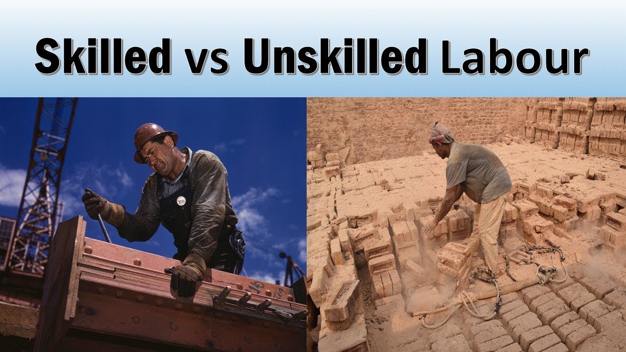 Skilled Labor Vs Unskilled Labor | What's The Difference Between ...