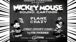 Plane Crazy- A Mickey Mouse Cartoon (Walt Disney Animation Studios) 1928 HD Remaster