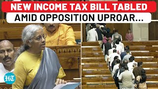 FM Sitharaman Tables New Income Tax Bill In Lok Sabha As Opposition Stages Walkout