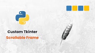 How to Create a Scrollable Frame in CustomTkinter | Python GUI Tutorial for Beginners
