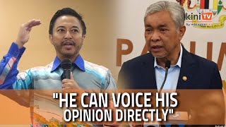 Zahid: I hope Isham finds the courage to attend the supreme council meeting tonight