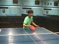 penhold techniques for table tennis