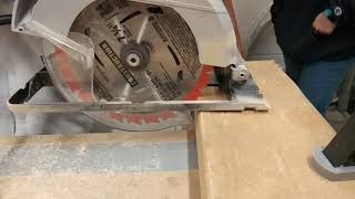 Harbor Freight 10 Amp Circular Saw Video #2