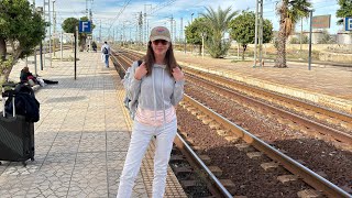 Train Journey to Rabat from Asilah, Morocco 🇲🇦