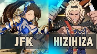 GBVSR:🔥JFK (Beatrix) Vs Hizihiza (Lowain)🔥| High Level Gameplay.