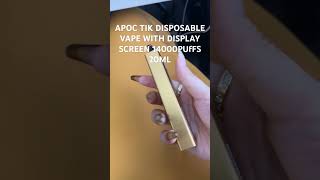 (Hot \u0026 New) APOC TIK WITH DISPLAY SCREEN 14000 PUFFS WHOLESALE