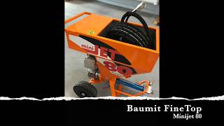 Spray Baumit fine top ? Use Euromair's Minijet 80