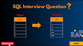 SQL interview Question : Replicate function()
