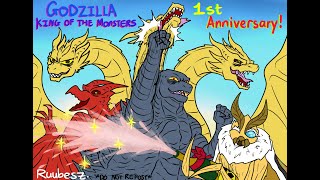 Godzilla KOTM | Godzilla King Of The Monsters 1 Year Anniversary Special! (Godzilla Comic Dub)